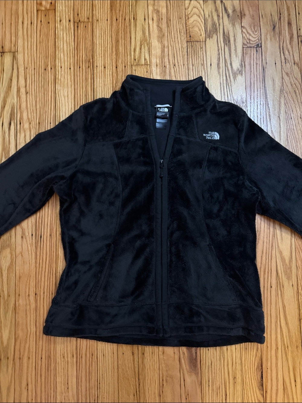 The North Face Black Plush Fleece Full-Zip Jacket